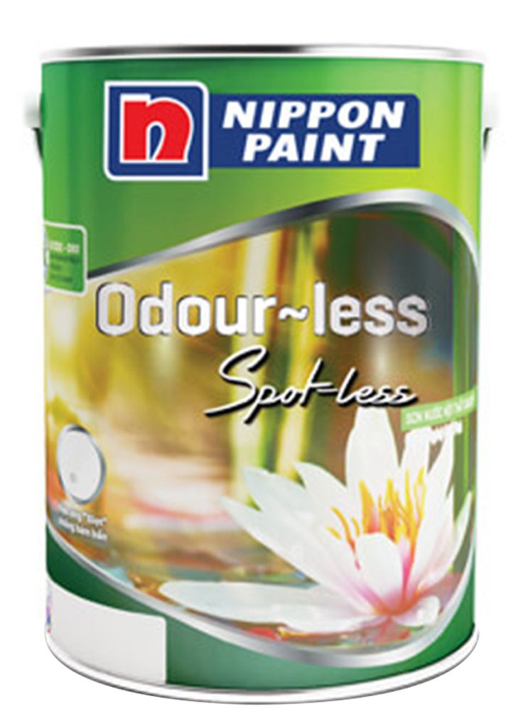 Sơn nội thất Nippon Odourless Spot_Less/5L