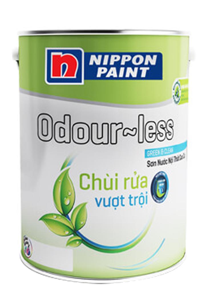 Sơn nội thất Nippon Odour-Less chùi rửa vượt trội/5L